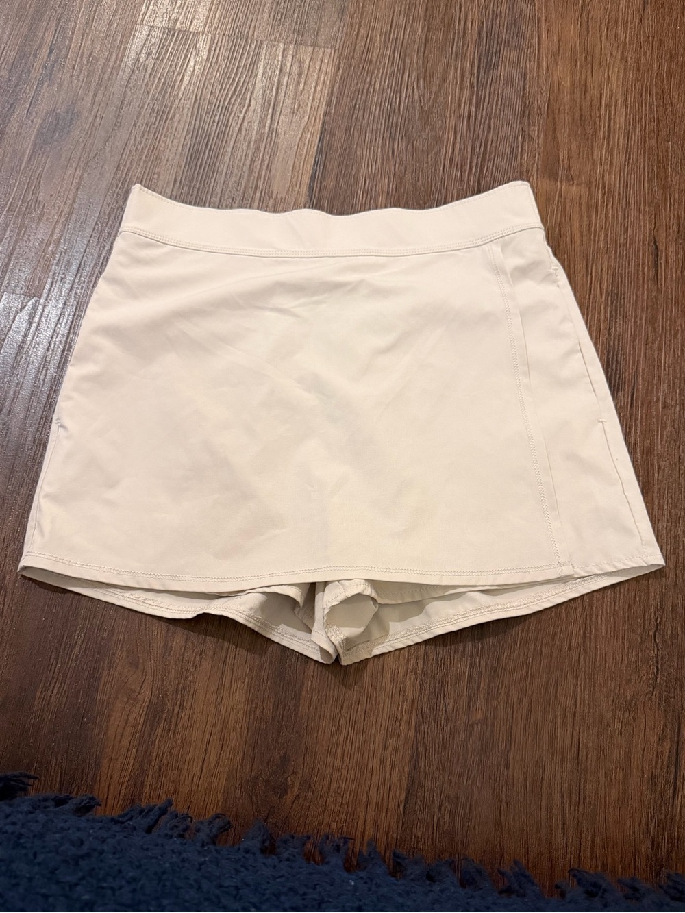 Girls' Cream Athletic Skort